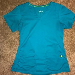 WonderWink Next Scrub Top | Teal | XS